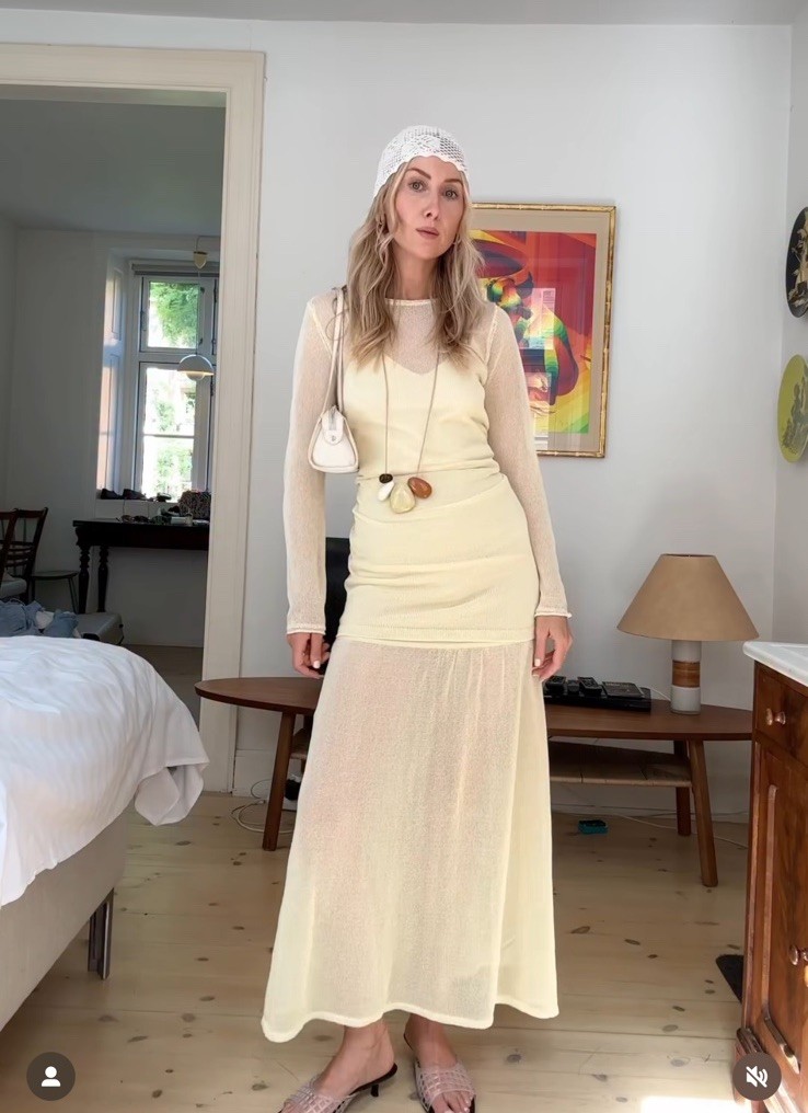 ZARA NWT WOMAN SS25 DOUBLE LAYER KNIT DRESS YELLOW | 9598/072 | eBay