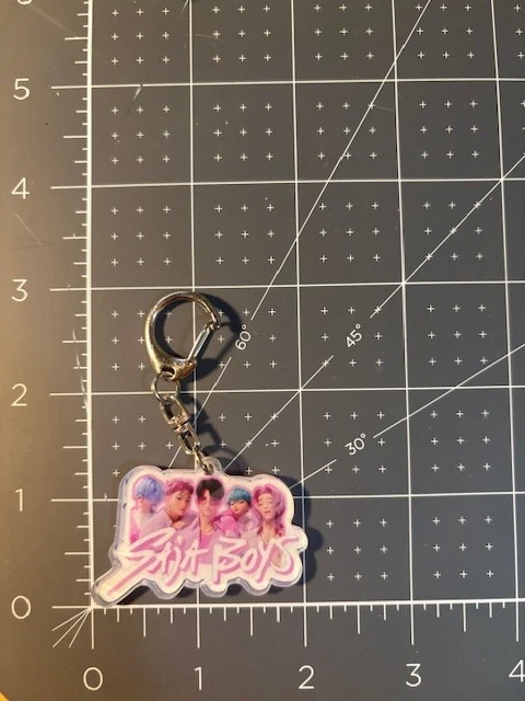 KPop Demon Hunter Saja Boys Acrylic Keychain Anime