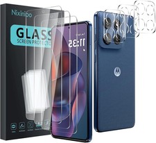 3PCS Tempered Glass Screen Protector Camera Lens Protector for Motorola Moto G