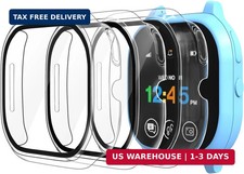 Sinoacc 3 Pack for Gizmo Watch 3 Screen Protector Case, Hard PC Full Coverage Pr