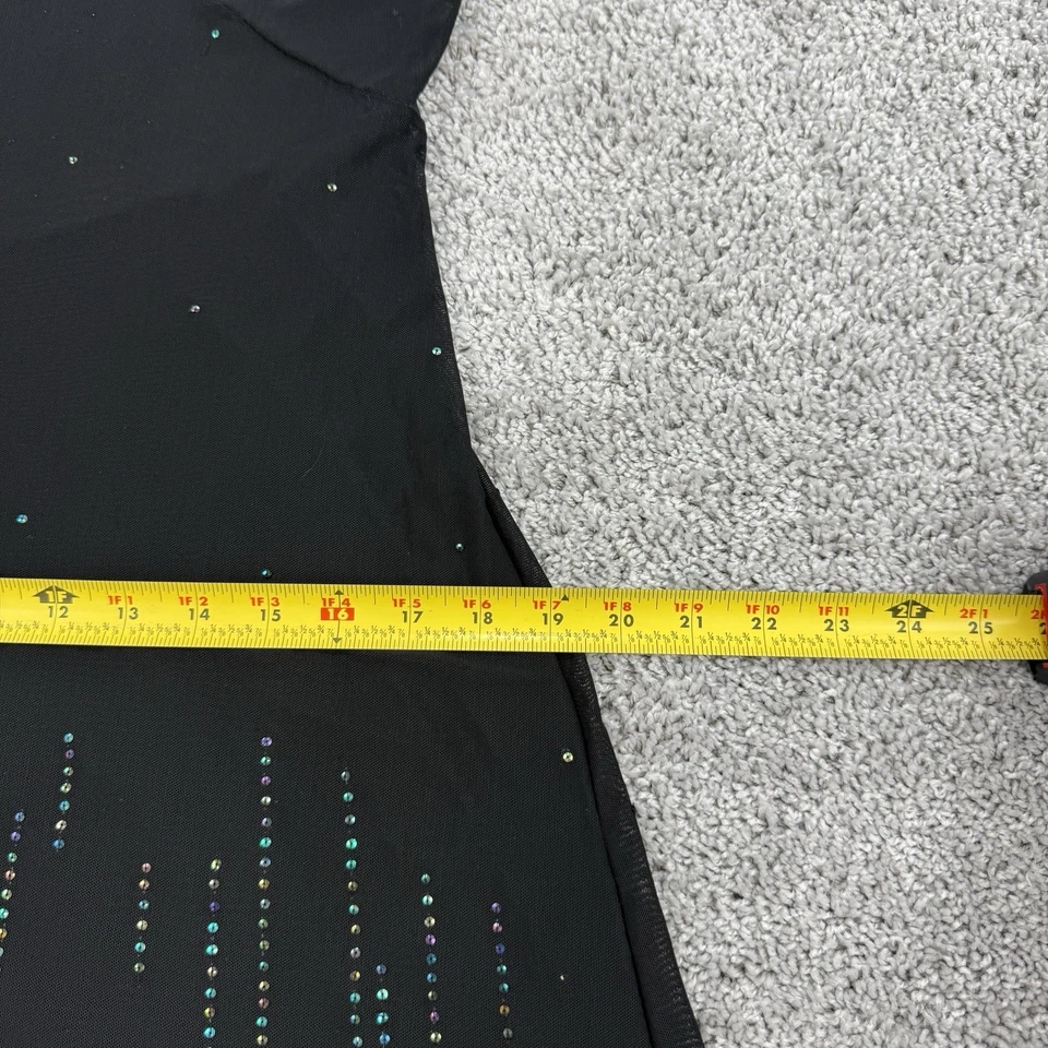 Vestido De Colección Y2K Amanda Smith Para Mujer M Lentejuelas Bruja Hada Grunge Capricho Transparente Foto 4 de 4