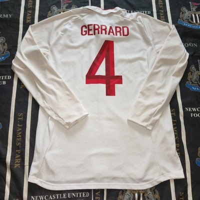England 2012 2013 Home Football Shirt Jersey Umbro Steven Gerrard Size 44