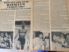 Batman, Adam West, Shirtless, Two Page Vintage Clipping
