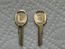 (Lot of 2 Key Blanks) NOS OEM GM (B) Door Lock Key Blank Part# 1154611