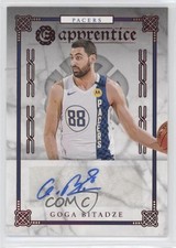 2019 Panini Chronicles Apprentice Signatures Red Goga Bitadze #AP-GBA Auto 8d2