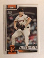 2026 Topps Series 1 - Carson Seymour #112 (RC)