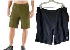 NEW Novara Bicycle Shorts  Baggy Padded Nylon Men's Size 2XL Black