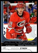 2017-18 Upper Deck Young Guns Valentin Zykov Rookie Carolina Hurricanes #467