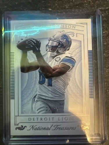 2015 Panini National Treasures #11 Calvin Johnson  #/25