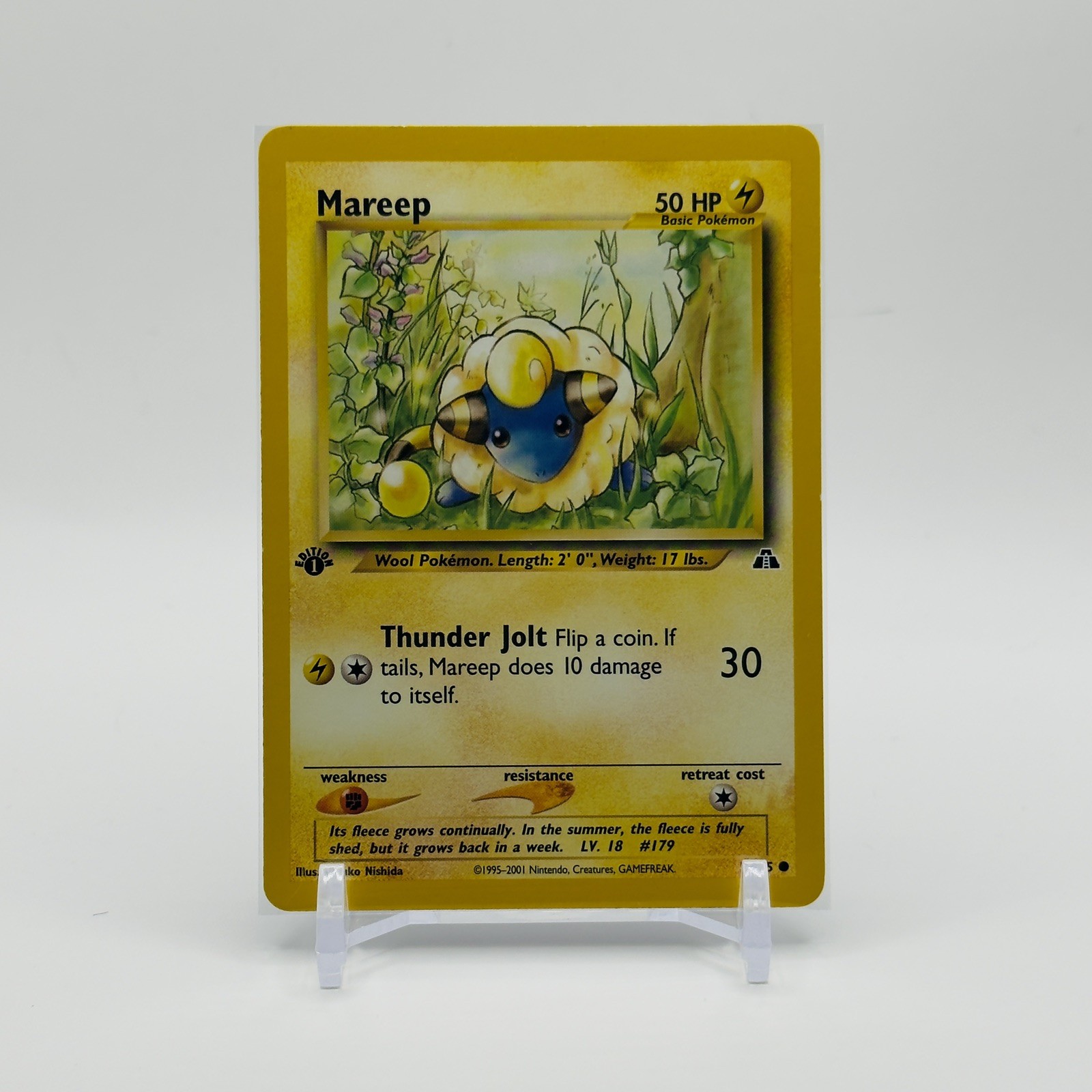 Mareep - 1st Edition - 58/75 Neo Discovery - Pokémon TCG - 2001