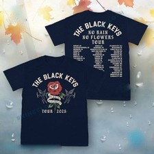 The Black Keys No Rain No Flowers Tour 2025 T-shirt Must Have for