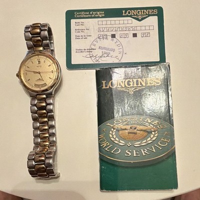 Longines Conquest Day-Date Quartz L1.615.3 - 1998 Full Set / Erstbesitz Beschrei