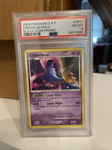 Cresselia DP51 Diamond & Pearl Holo Black Star Promo PSA 9 MINT Pokemon