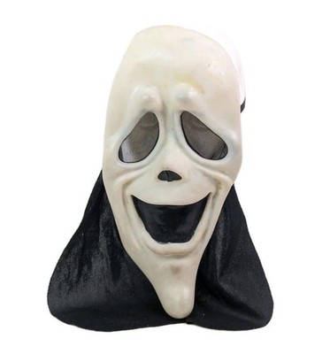Easter Unlimited Scream Ghost Face Mask Elastic Band Smile Smiley Spoof Mask Vtg