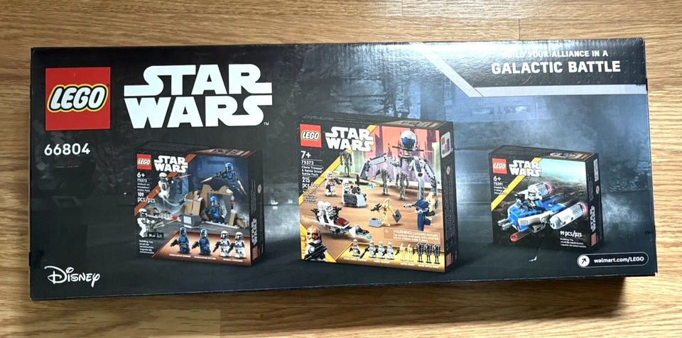 LEGO #66804 Star Wars The Clone Wars & The Mandalorian 3 en 1 regalo de Navidad Foto 2 de 4