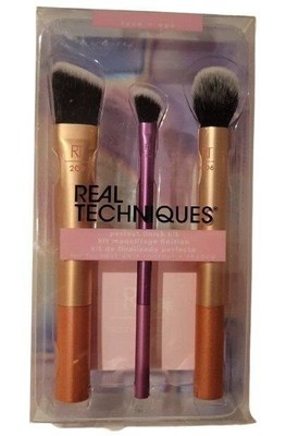 Real Techniques Perfect Finish Kit Brush Set (3 brushes)