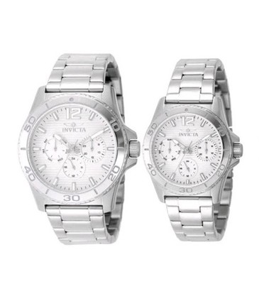 49454 Invicta Celestial Women's & Men's Stainless 42 MM & 34 MM