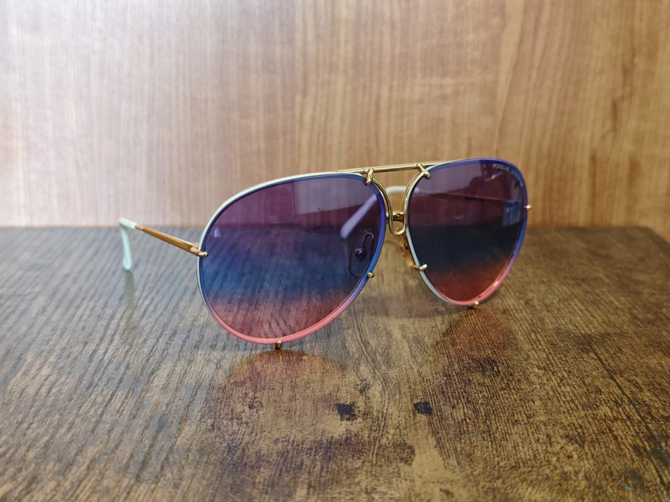 VINTAGE CARRERA PORSCHE DESIGN 5623 METAL PILOT SUNGLASSES MADE IN AUSTRIA - Immagine 2 di 4