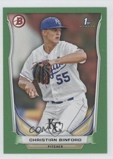2014 Bowman Prospects Green 146/199 Christian Binford #BP29 0a1