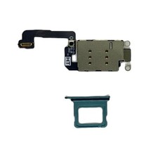 Dual Sim Reader and Sim Tray For iPhone 16 Green