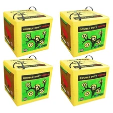 Morrell Double Duty 450 FPS 4 Sided Cube Field Point Archery Bag Target, 4 Pack