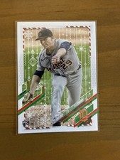 2021 Topps Holiday MLB Tarik Skubal Base Rookie Card #HW218 Detroit Tigers