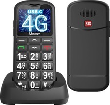 Senior Mobile Phone 4G Big Button Phone Elderly Simple Basic Unlocked Sim T180