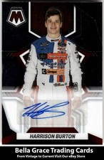 2023 Panini Chronicles Harrison Burton #4 Wood Brothers Mosaic Autographs Auto