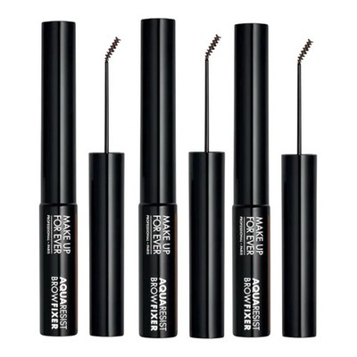 3 Make Up For Ever Aqua Resist Brow Fixer  20 Deep Blonde .11 oz Full Size Water