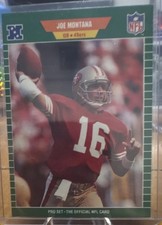Pro Set 1989 Joe Montana #381 San Francisco 49ers NFL Football Card