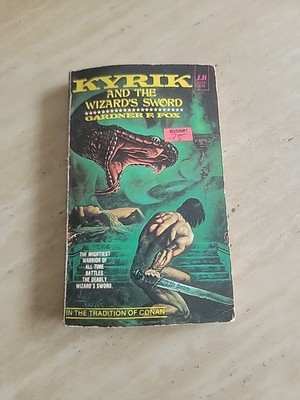 Kyrik and the Wizard's Sword by Gardner F. Fox 1976 Leisure  Paperback