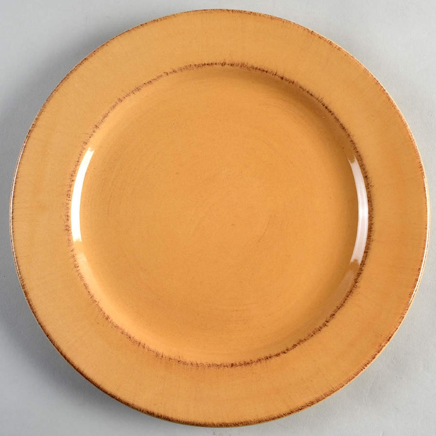 Pier 1 Toscana Gold Dinner Plate 4293376