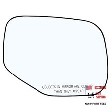 Passenger Side Mirror Glass Assembly With Plastic Backing Plate Non-Heated 