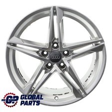Audi A4 B9 Argento Cerchio in lega 18" 8J ET:40 Doppie razze a stella 8W0601025R