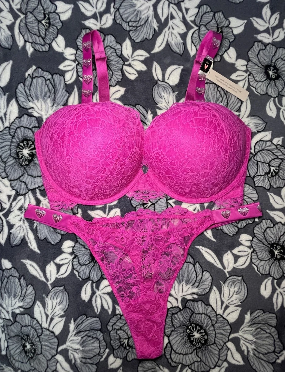 Victoria's Secret Push Up Bra Pink Bras & Bra Sets for Women for