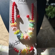 Fashion Jewelry Kids Set - Necklace Bracelet Style C