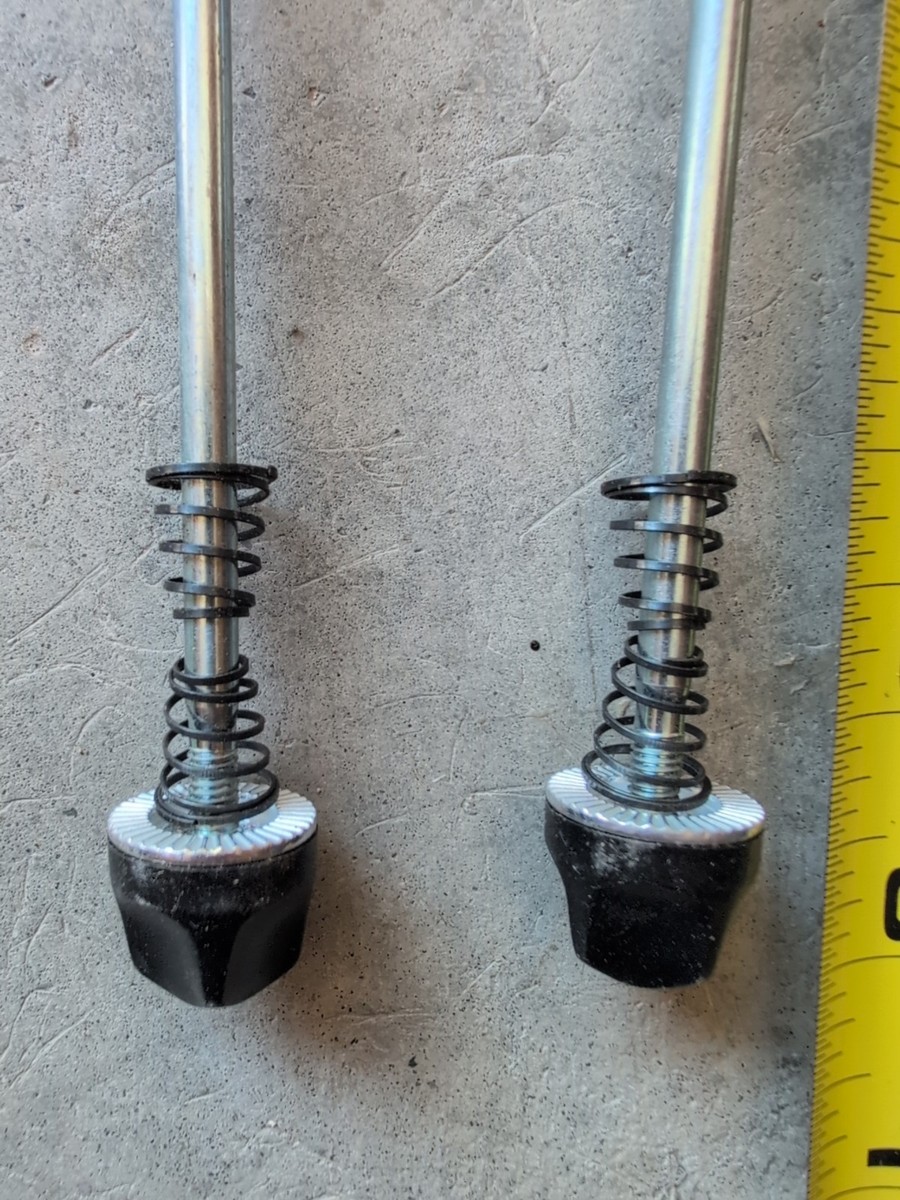 Paire De Brochettes à Dégagement Rapide Shimano – Avant Et Arrière, Argent, Deore/LX/XT/STX