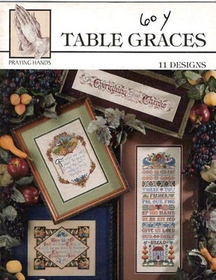 PRAYING HANDS COLLECTION CROSS STITCH TABLE GRACES 11 DESIGNS