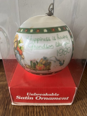 #ad #ad Happiness Is Having A Grandson Like You 1980 The Ornament Shoppe $8.99