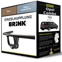 Starre AnhäNgerkupplung FüR Opel Combo 06.2018-Jetzt Typ K9 Brink NEU