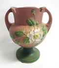 Roseville Pottery "White Rose" Vase 147-8 - Pink Coral - EUC