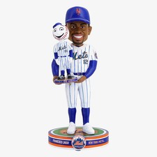 Francisco Lindor & Mr. Met New York Mets Bobble Dubblz Friendz Bobblehead MLB