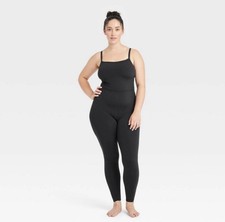 NWT All in Motion Black Everyday Soft Active Bodysuit pants Gym