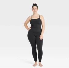NWT All in Motion Black Everyday Soft Active Bodysuit pants Gym