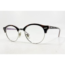 Ray-Ban RB 4246-V 5240 Clubround Eyeglasses Tortoise Purple Silver 47-19-140