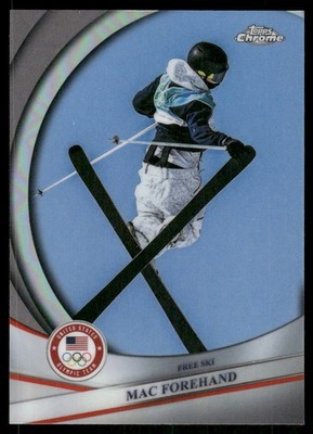 2026 Topps Chrome US Olympic and Paralympic Team Hope Refractor 136 Mac Forehand