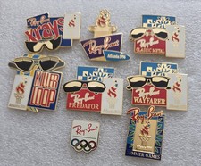 LOT OF 8 ATLANTA 1996 OLYMPIC RAY-BAN SUNGLASSES SPONSOR PIN