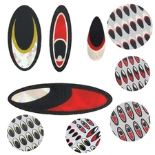 100pcs Simulated fisheye 3D Fishing Eyes Back Glue Realistic Hot sale Useful