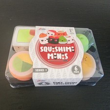 RMS Squishimi Japanese Sushi Food Fidget Sensory Toys Mini Squishy Set of 6 New