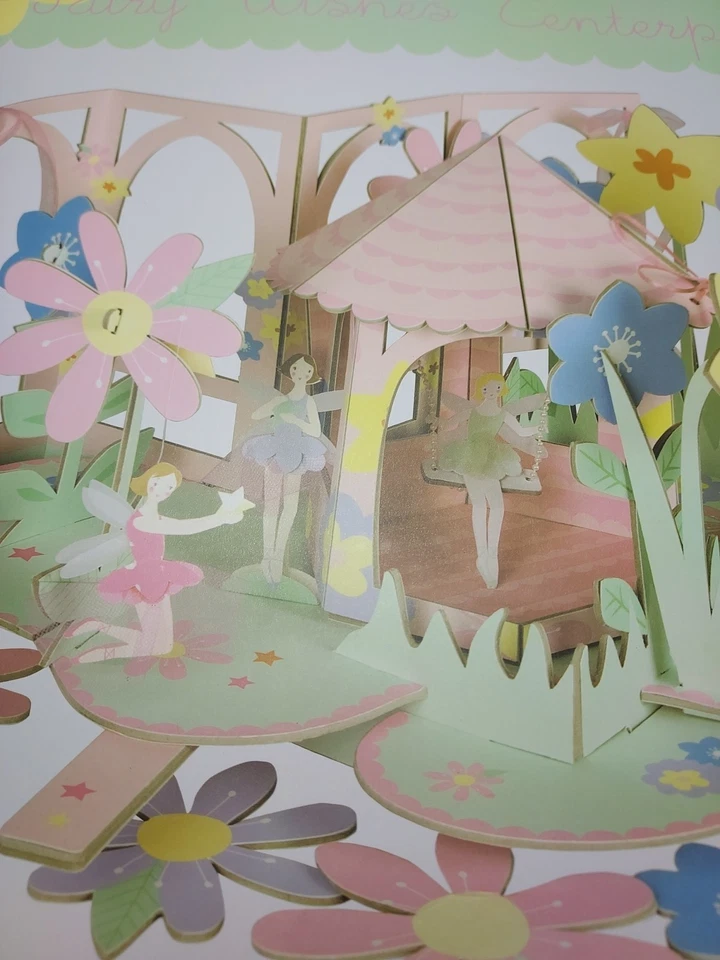 Meri Meri Fairy Wishes Cardboard Centerpiece Party Decor - Image 4 of 4